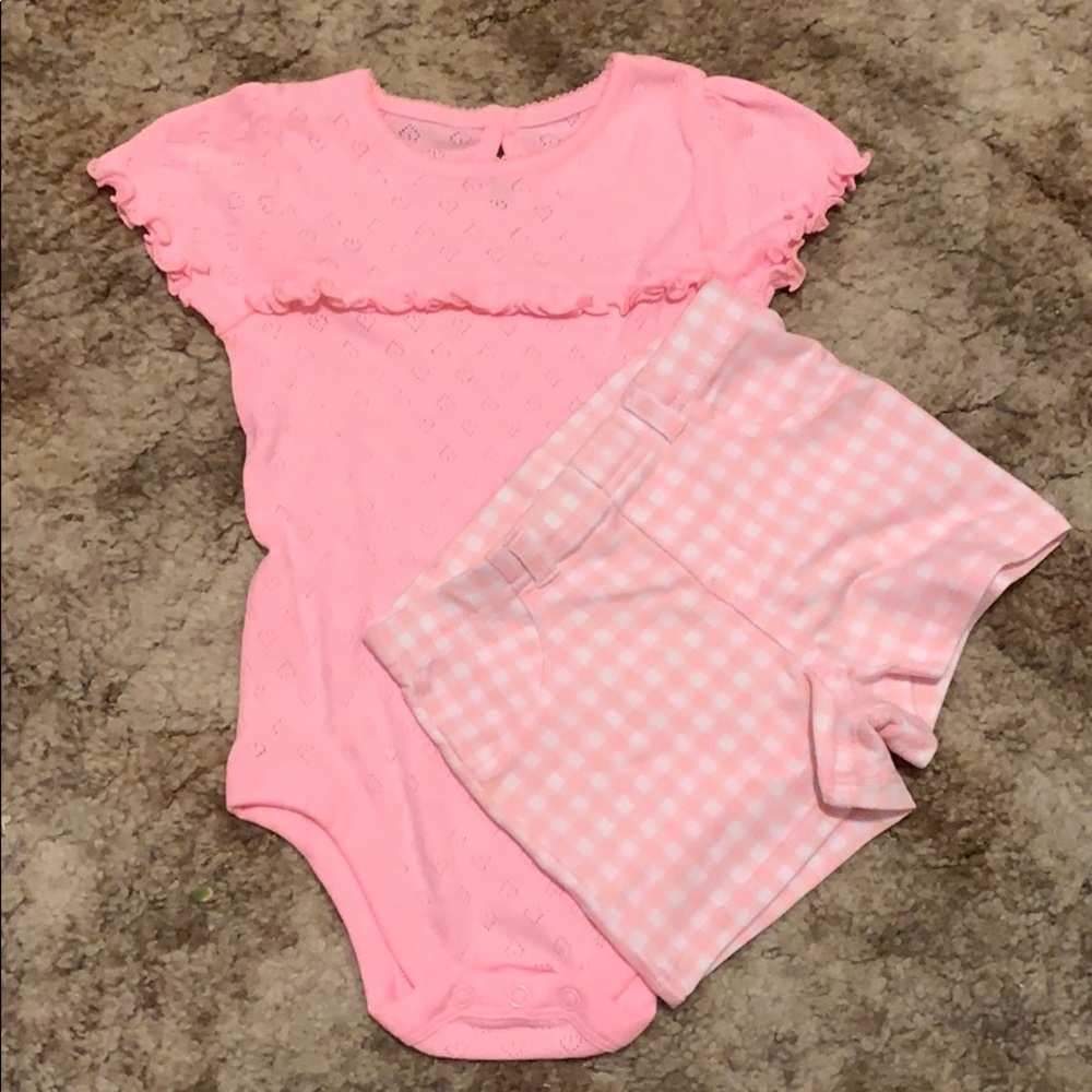 Garanimals pink 2 piece outfit